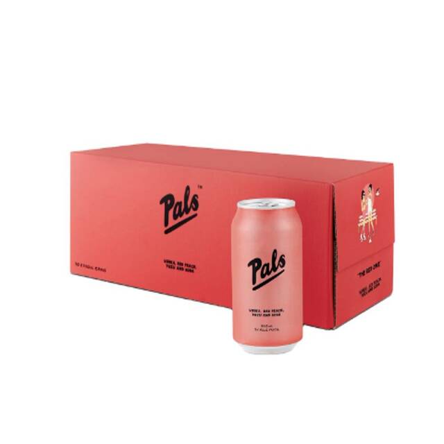 Pals-Vodka Red Peach Yuzu & Soda 10pk
